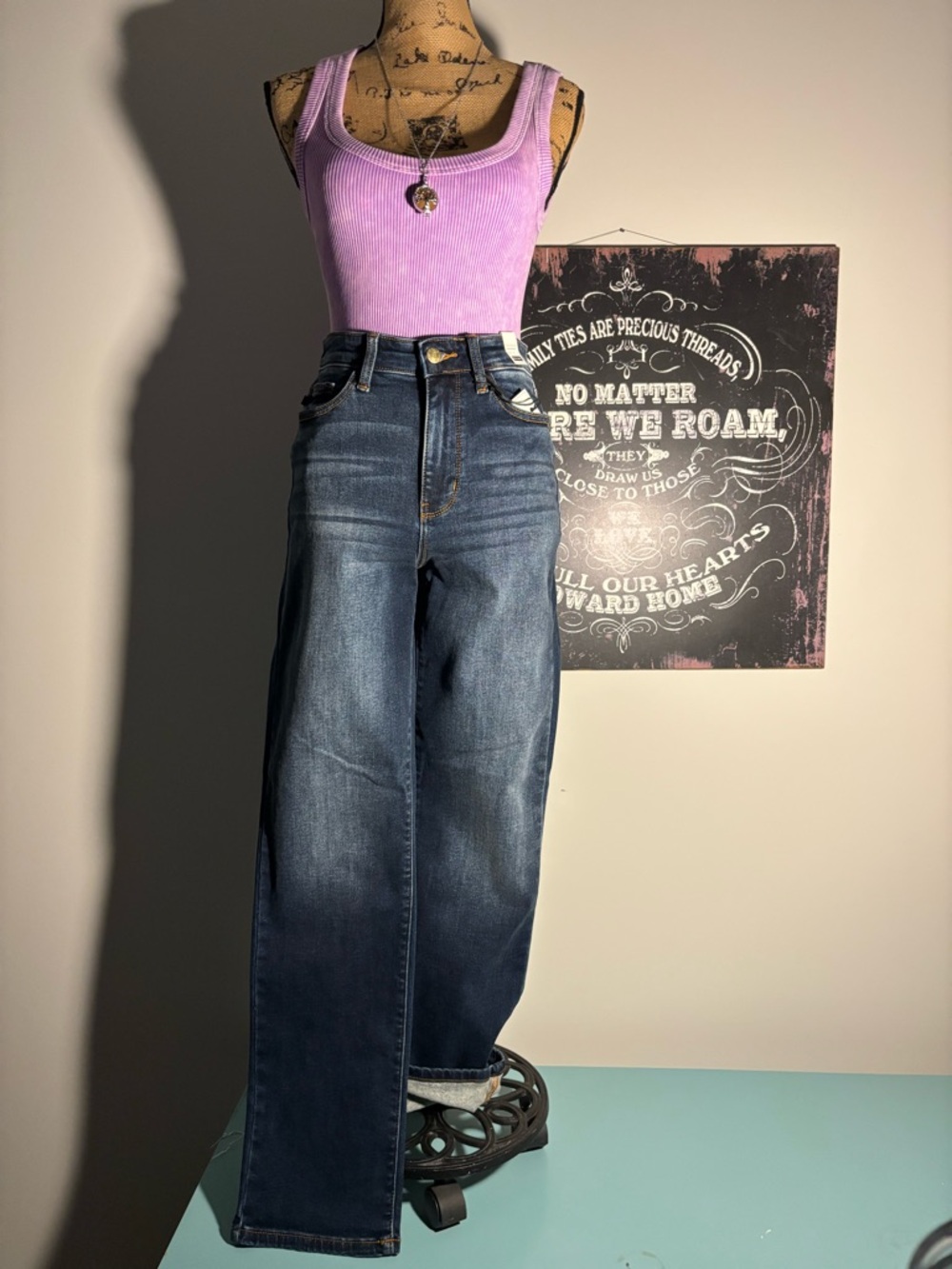 Judy Blue Vintage Wash Straight Jeans